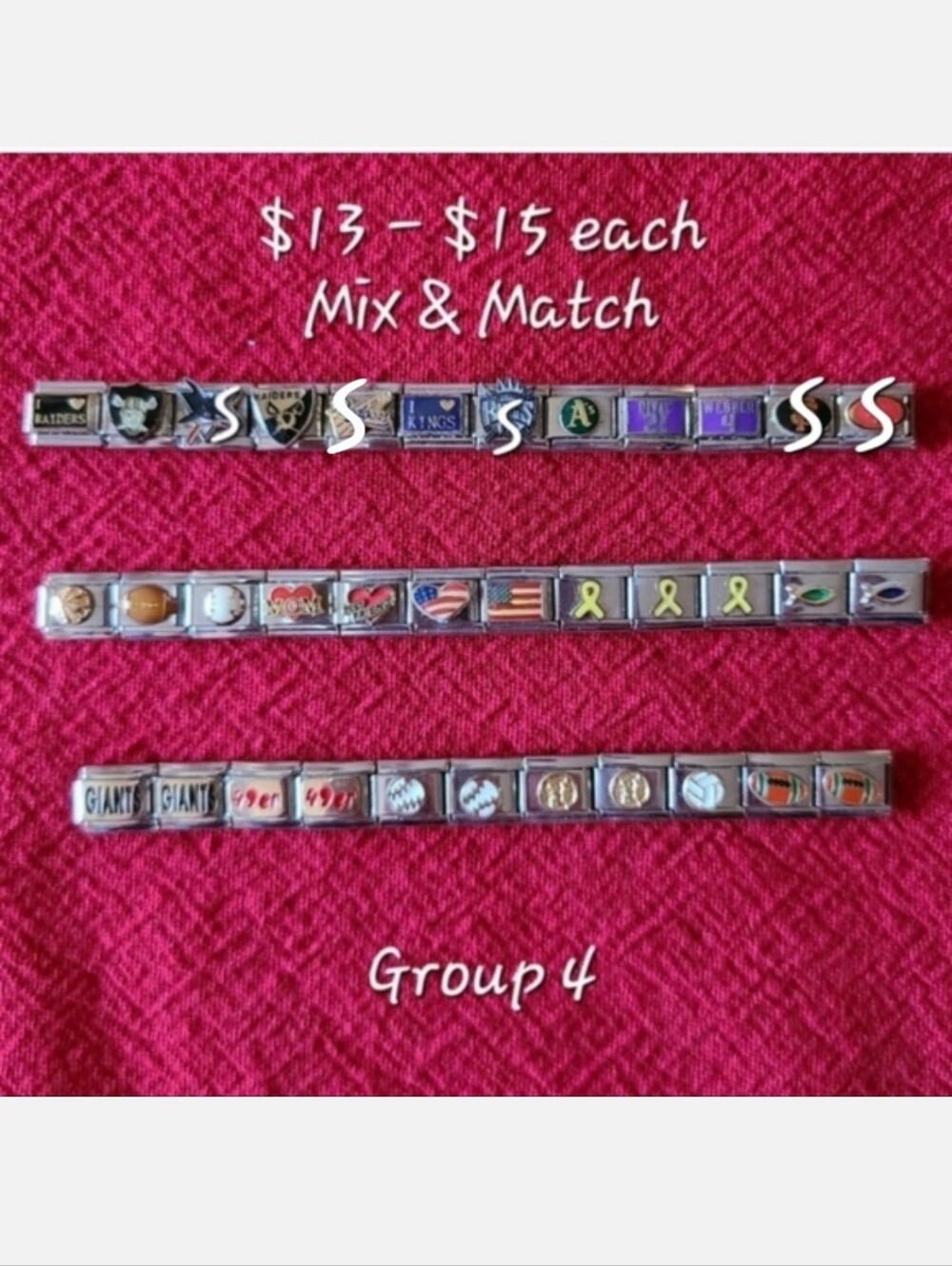 🛍BOGO 50% OFF - LOTS of Italian Charms... too many to list solo!  GROUP 4